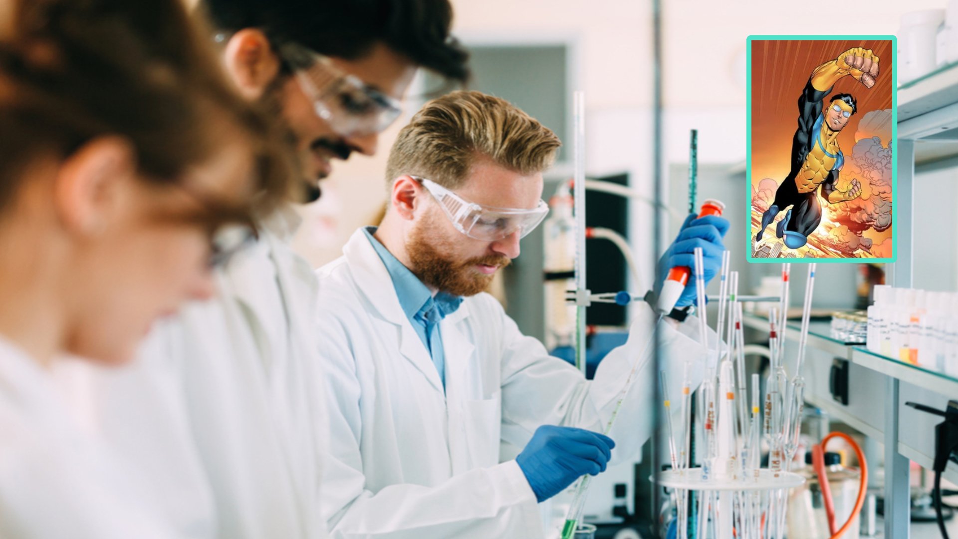 Scientist in the lab.