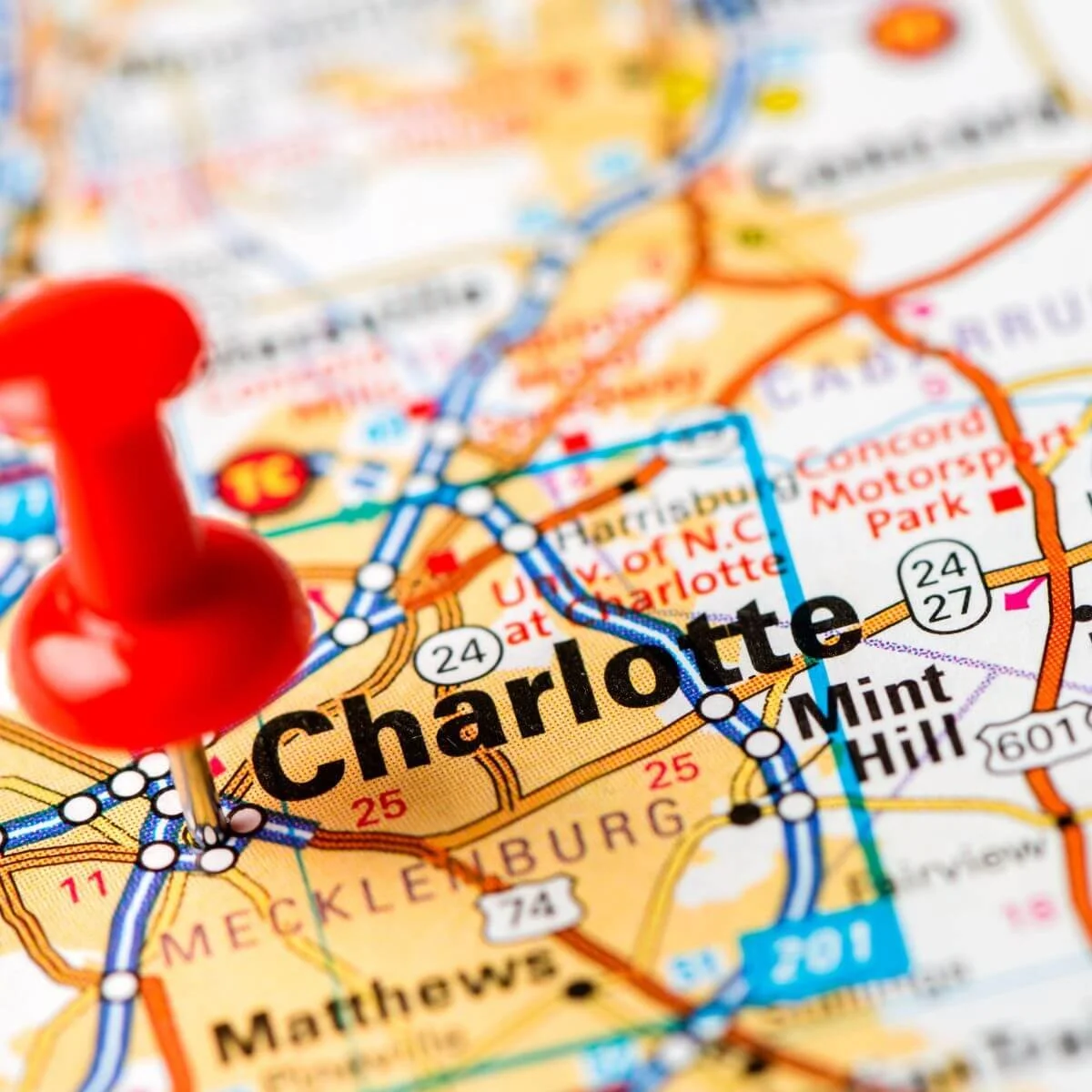 We delivery everywhere in the greater Charlotte, NC area