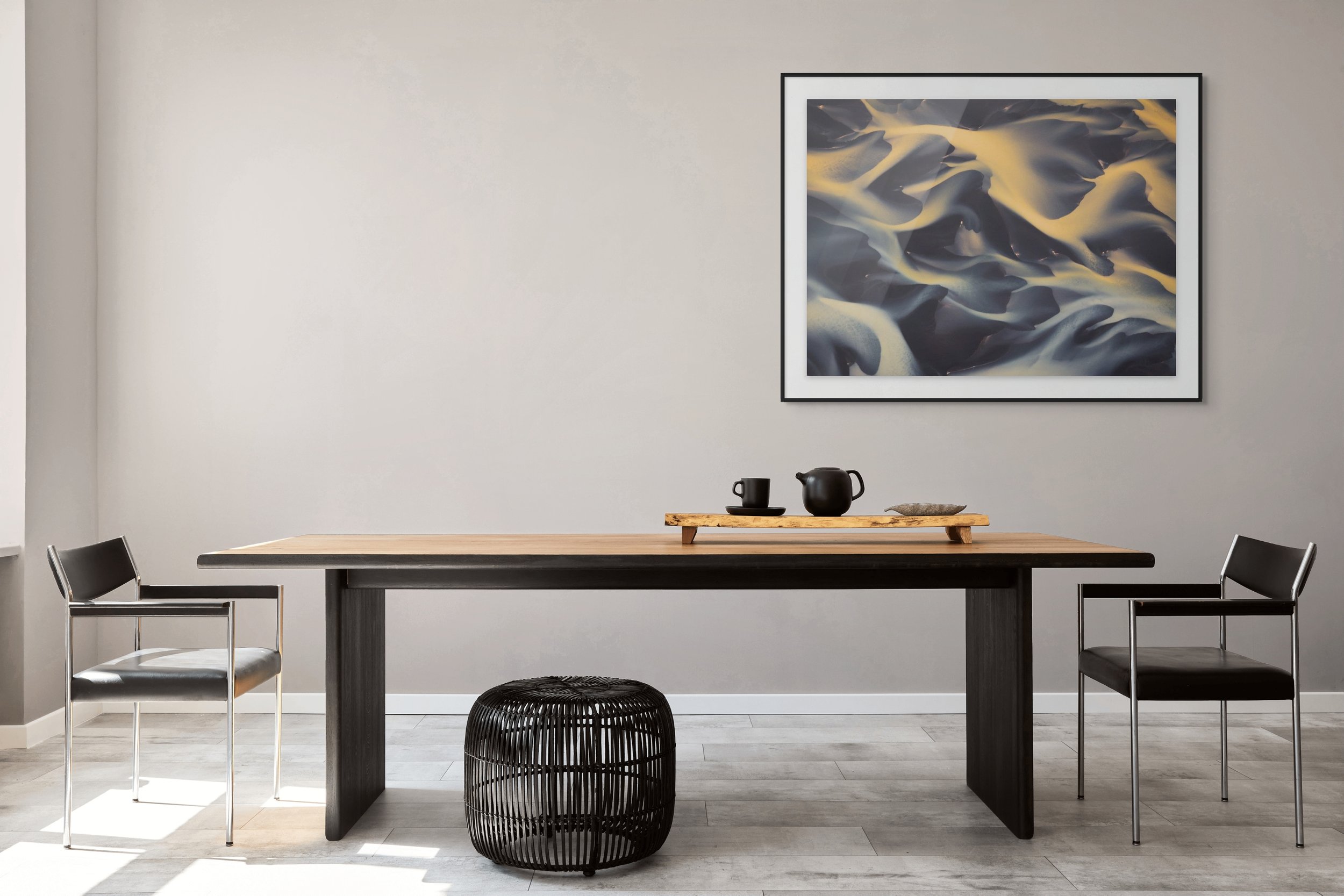  Shown: 32×48 Hahnemühle Fine Art Bartya Photo Rag, matted &amp; framed. 