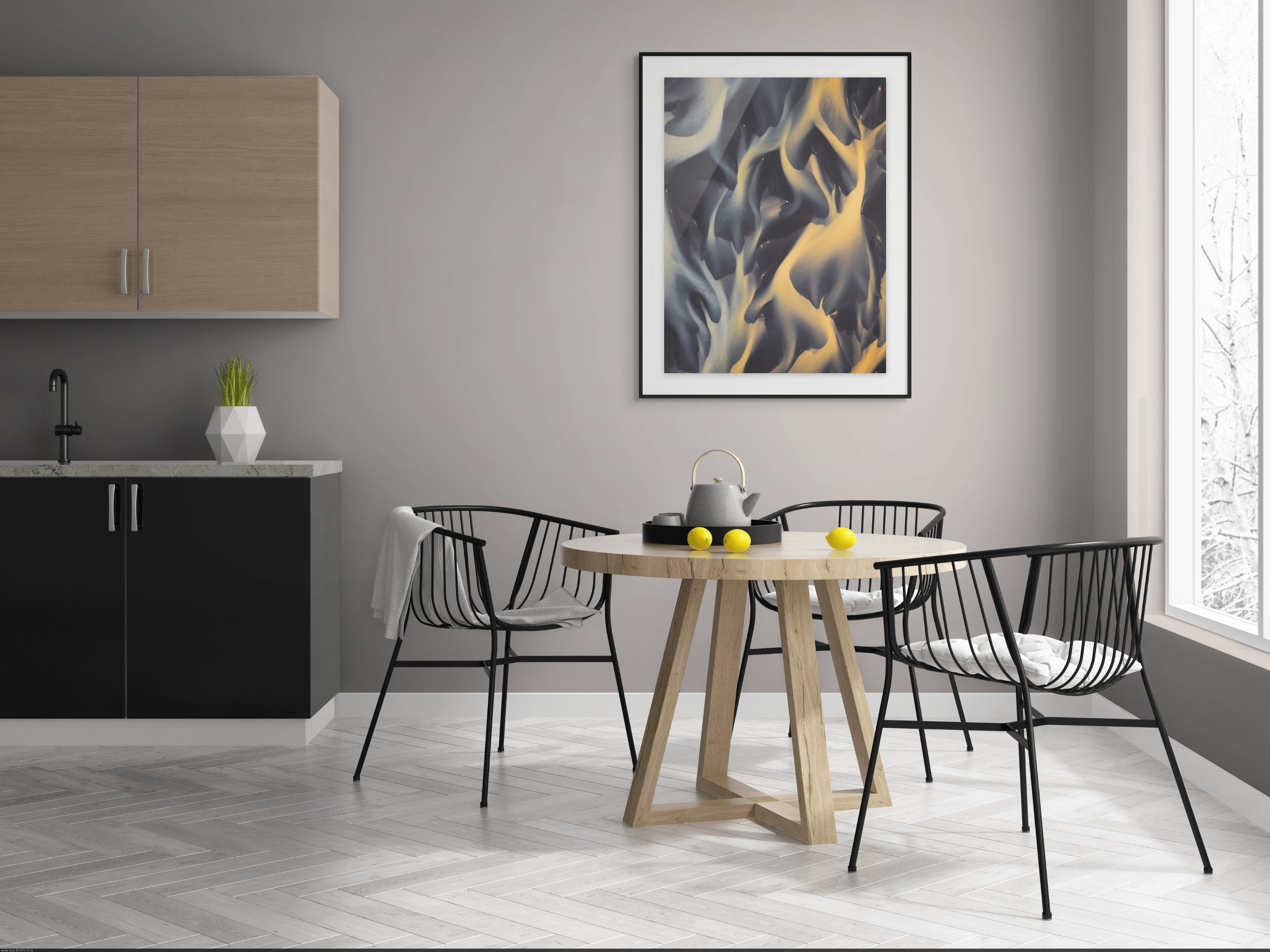  Shown: 24×36 Hahnemühle Fine Art Bartya Photo Rag, matted &amp; framed. 