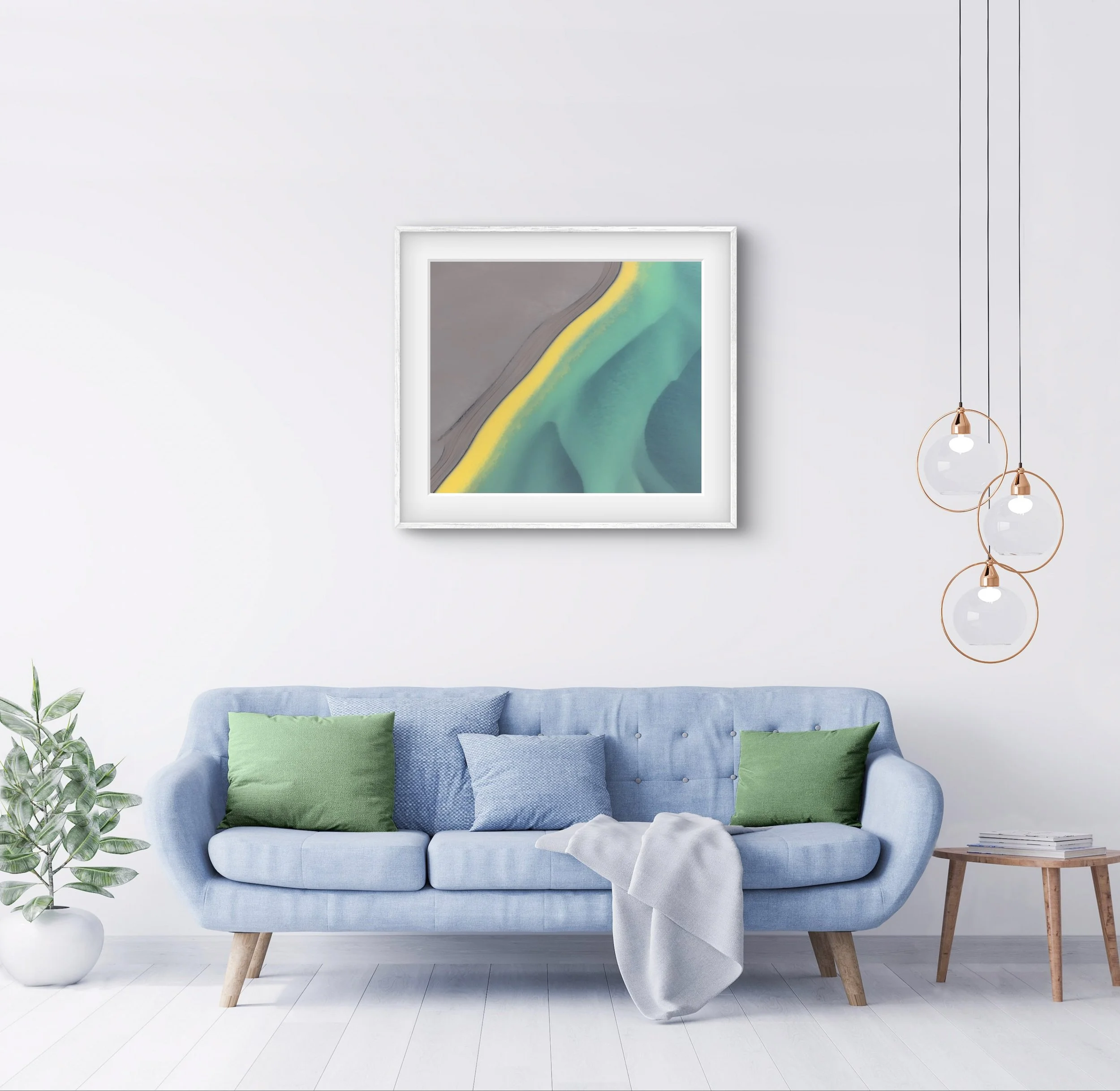  Shown: 36×36 Hahnemühle Fine Art Bartya Photo Rag with matte &amp; frame 