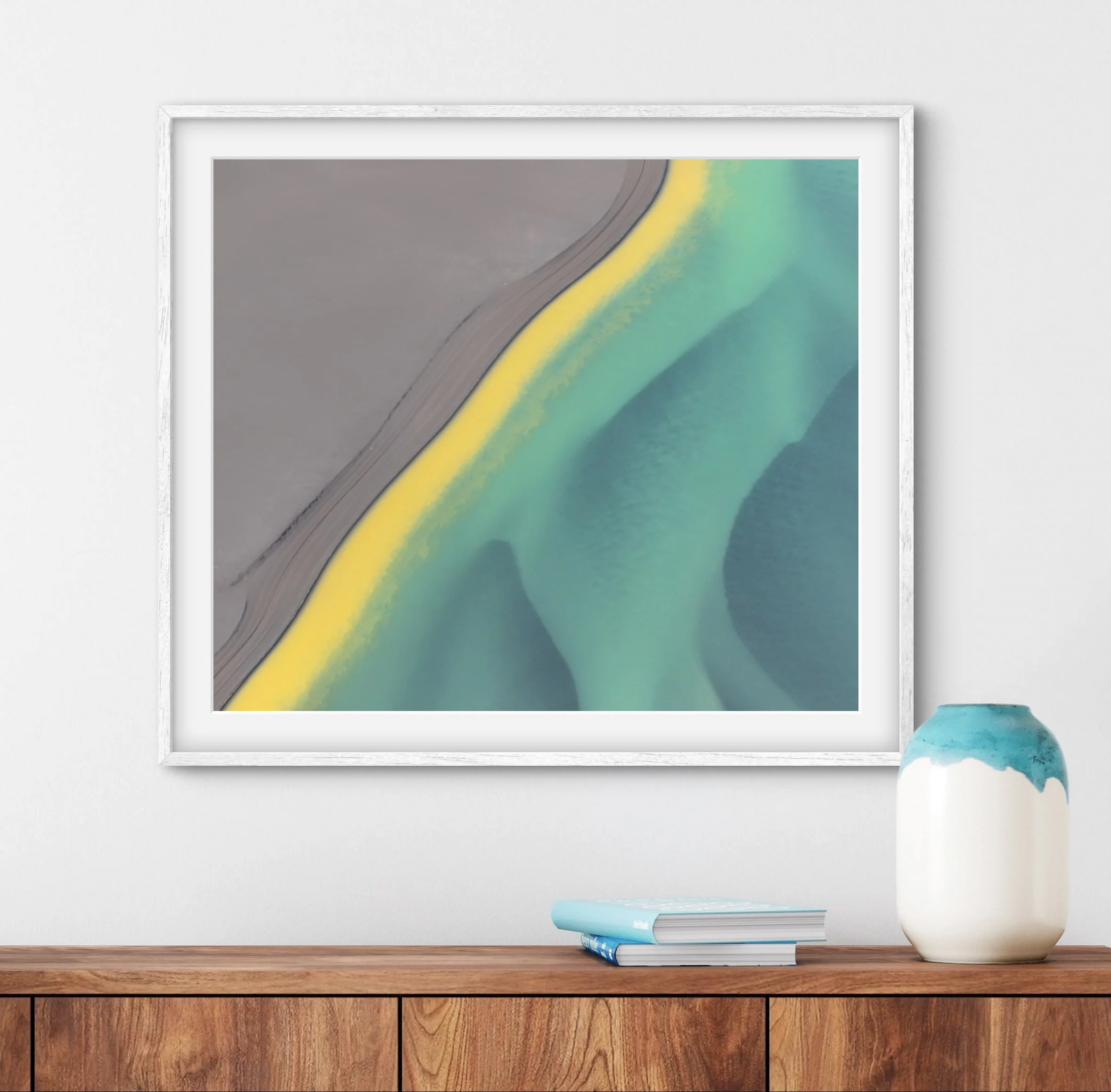  Shown: 24×24 Hahnemühle Fine Art Bartya Photo Rag with matte &amp; frame 