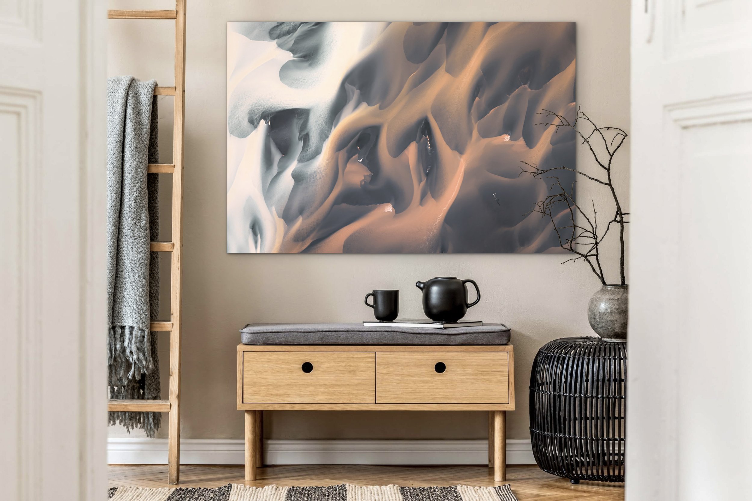  Shown: 40×60 Dye Sublimation on Chromaluxe with black Tuxedo Mount 