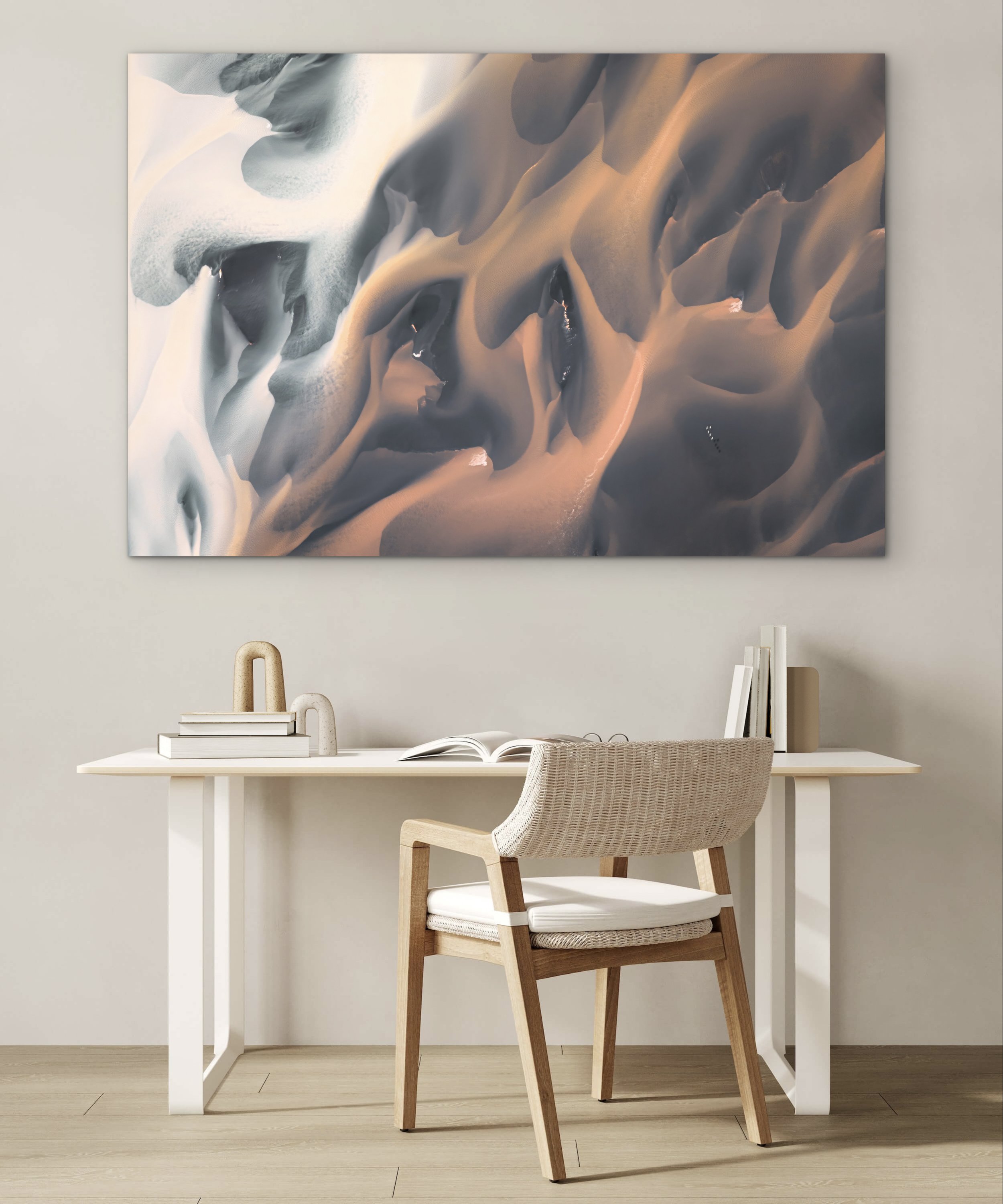  Shown: 40×60 Dye Sublimation on Chromaluxe with Black Tuxedo Mount 