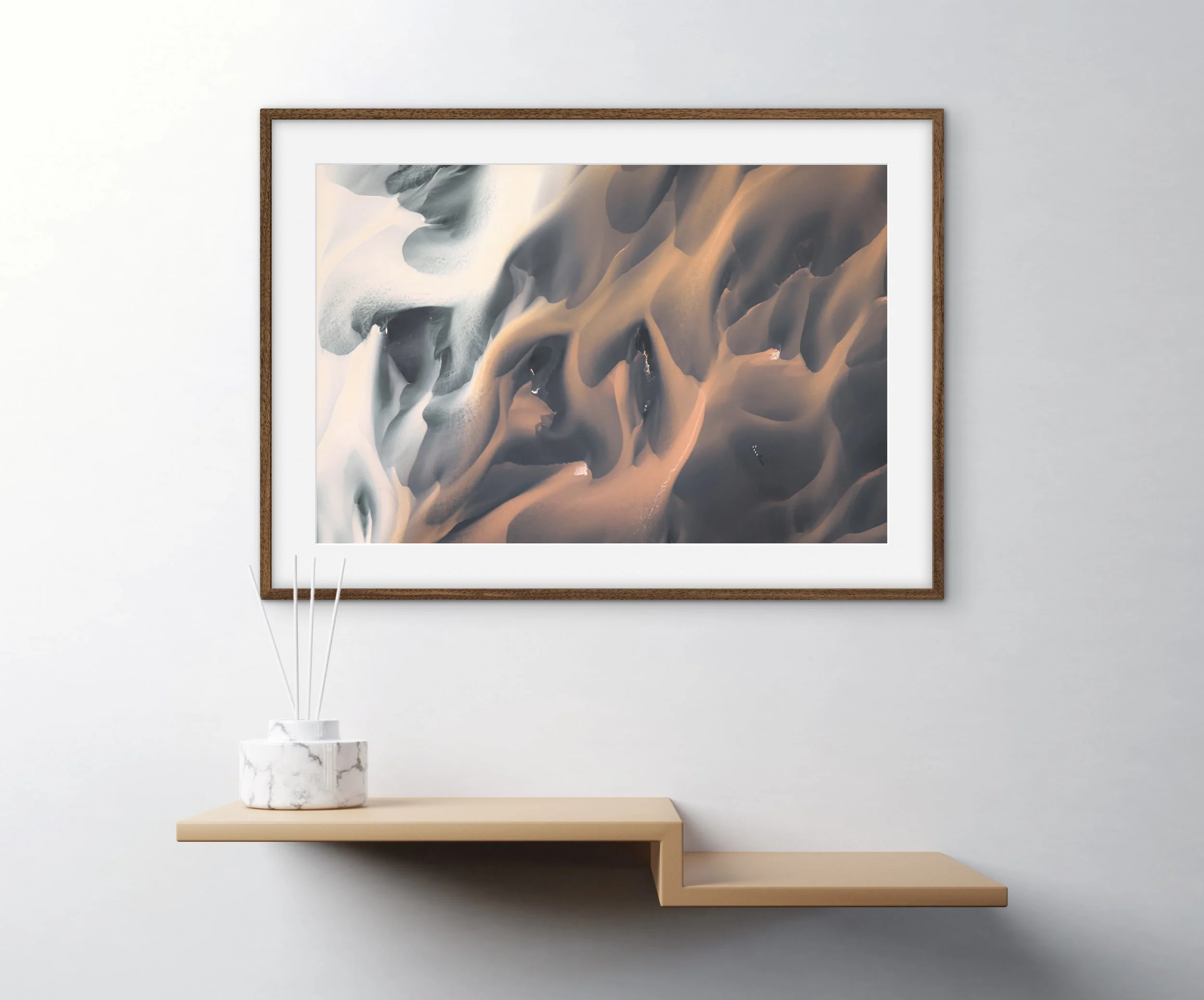 Shown: 16×24 Hahnemühle Fine Art Baryta, matted &amp; framed. 