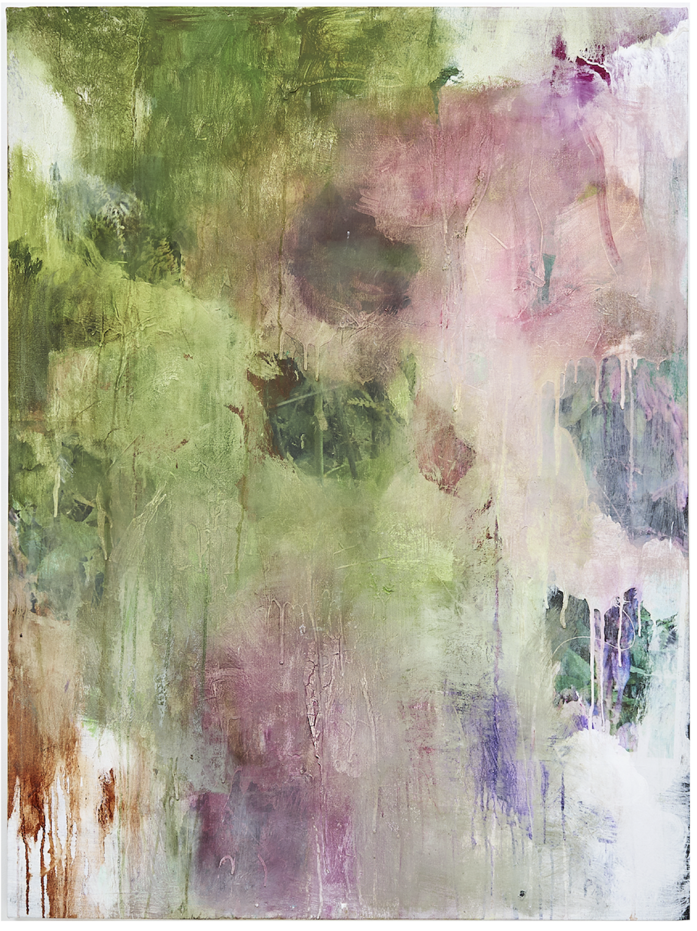 What’s Still Is True, 2024
Oil, gesso, graphite, house paint and inkjet transfer on canvas
48” x 36”