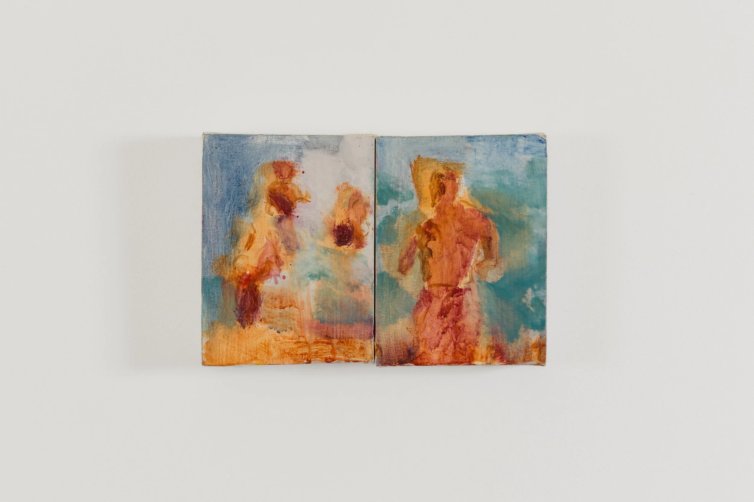 Untitled (water study 1), 2024
Oil and acrylic on canvas
7” x 10.5”