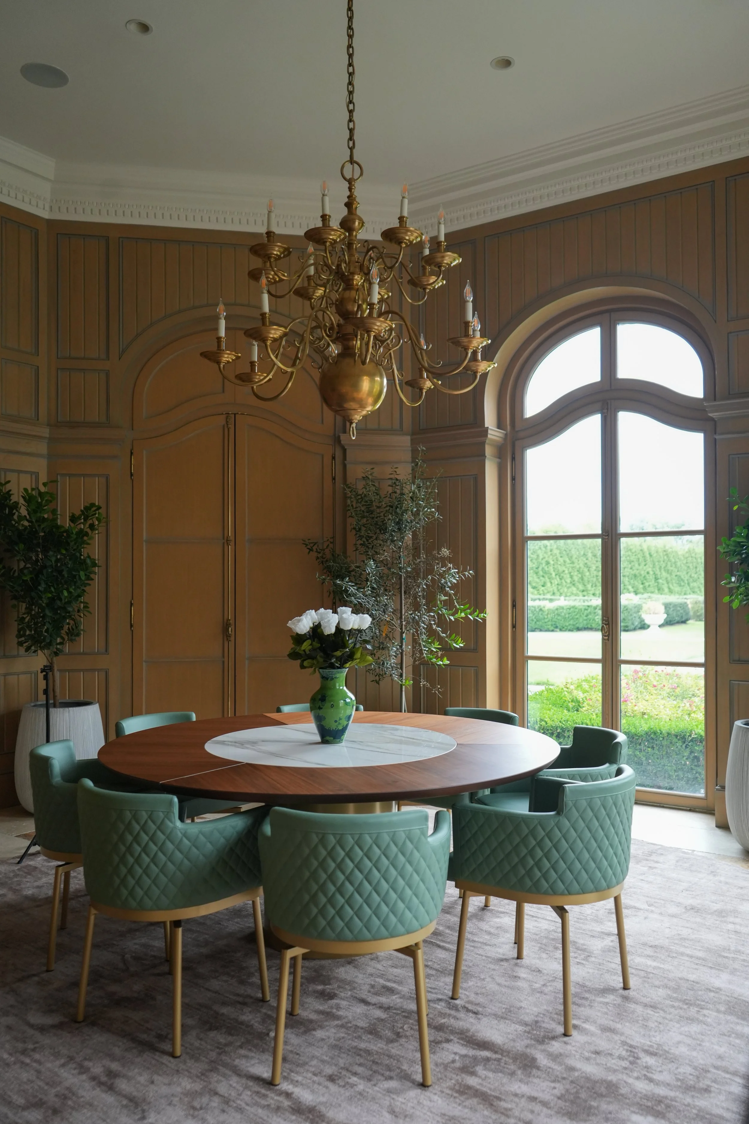 Interior Photography of Elegant dining room in Long Island
