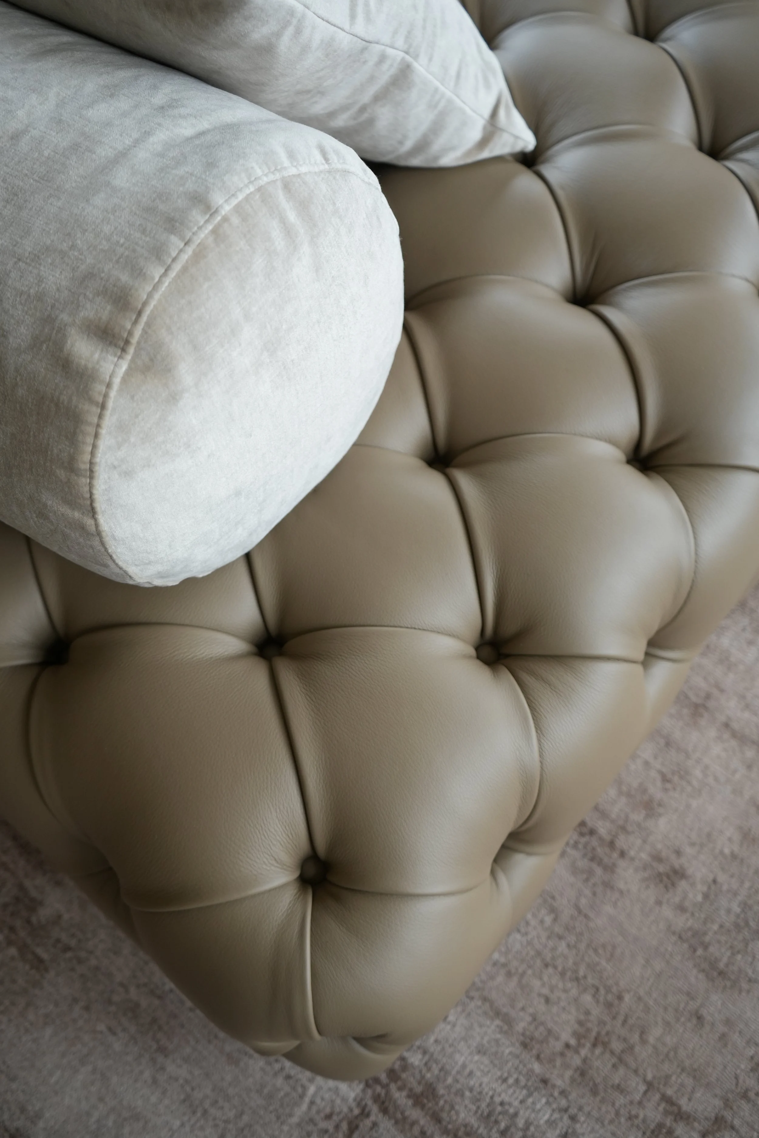 Luxury interior design project close up captured for designer portfolio and marketing, New York interior photographer, detailed furniture images