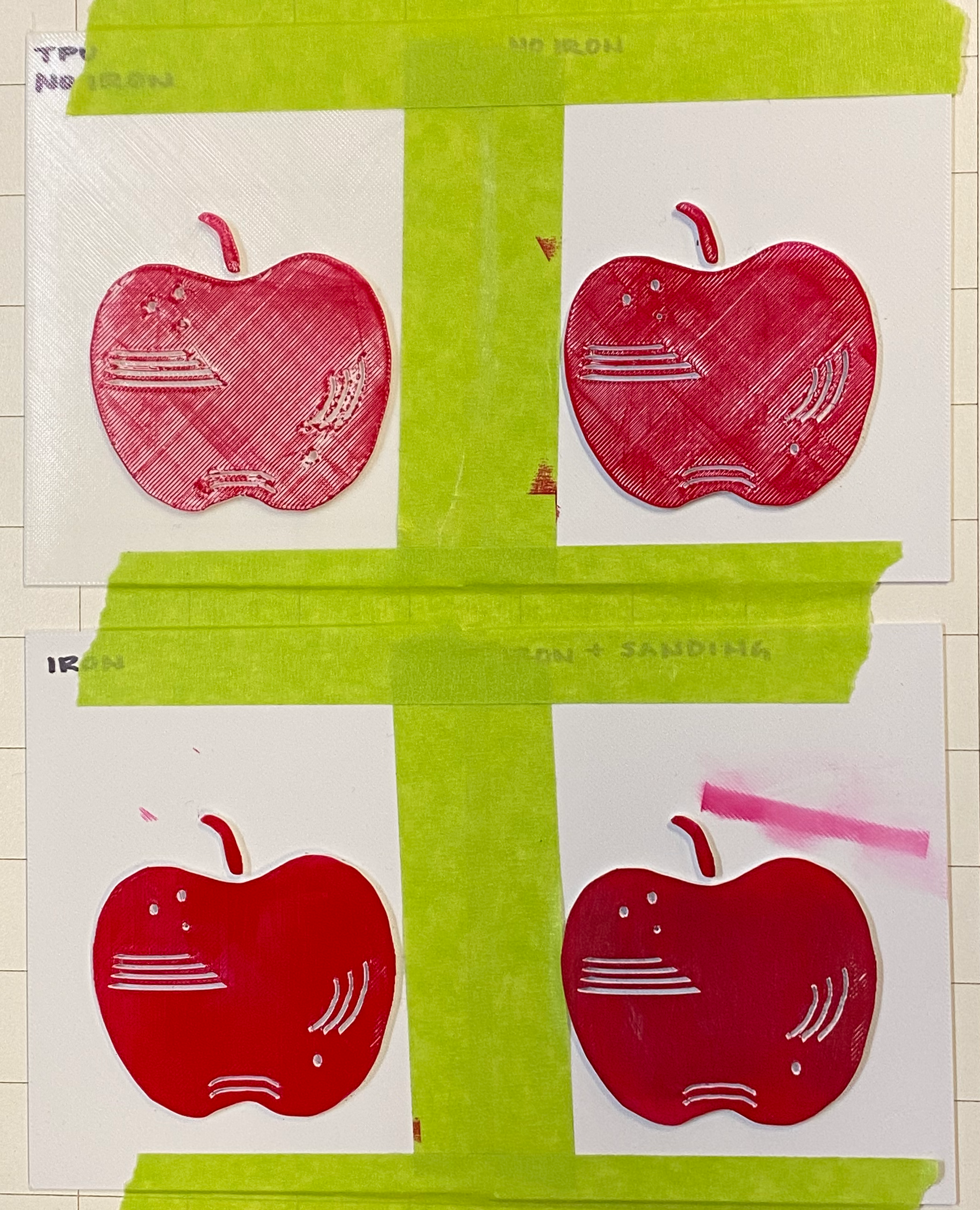 3D-Printed Plates Inked #1