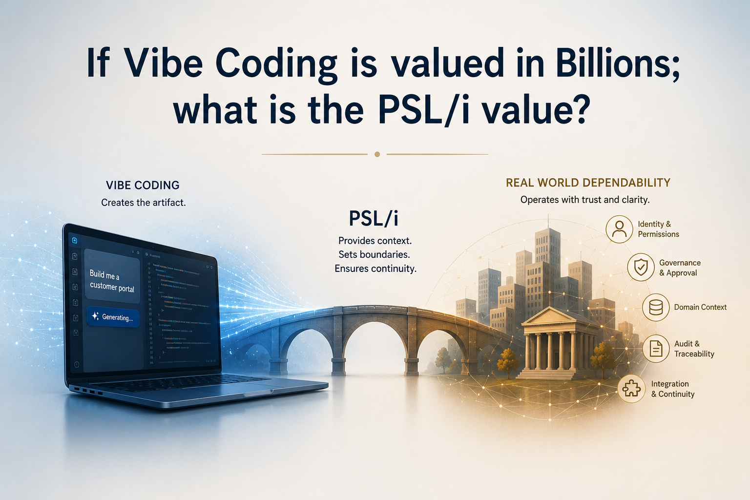 If Vibe Coding is valued in Billions; what is the PSL/i value?
