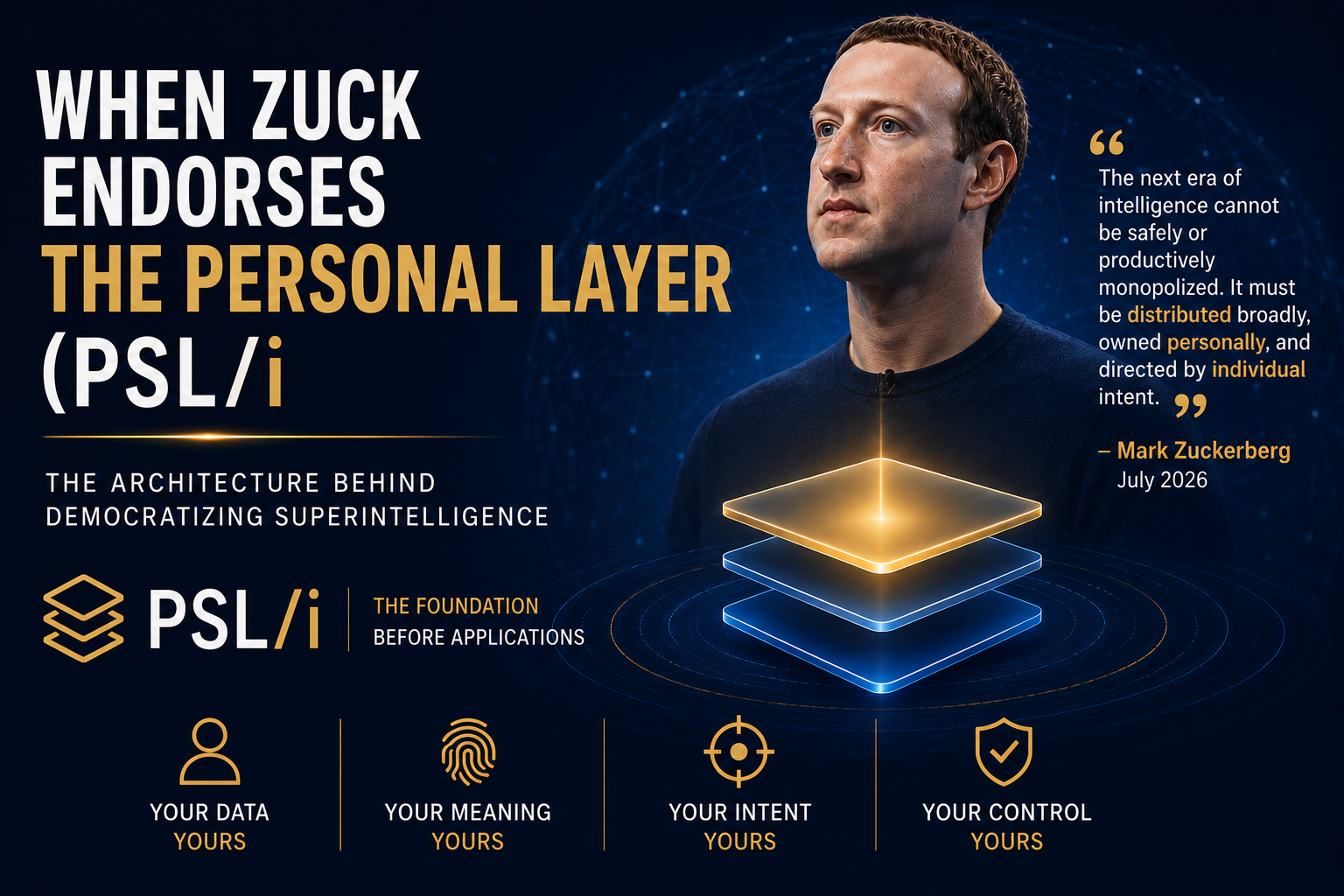 When Zuck Endorses the Personal Layer (PSL/i)