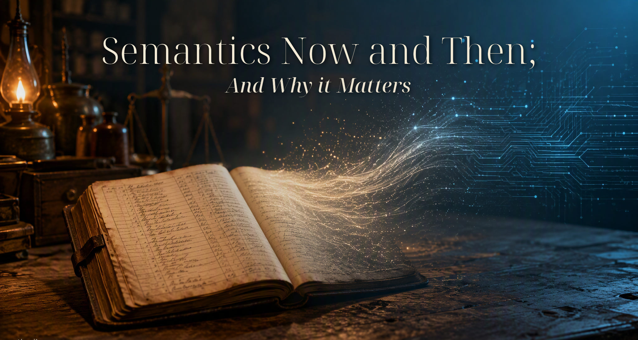 Semantics Now and Then; And Why it Matters