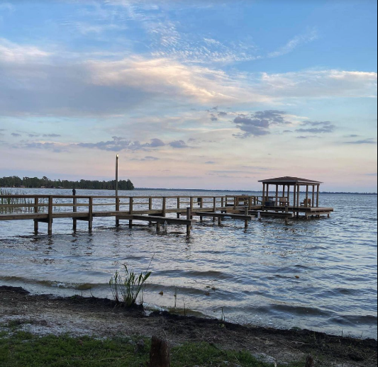 Sunrise on Lake Pierce in Lake Wales, FL