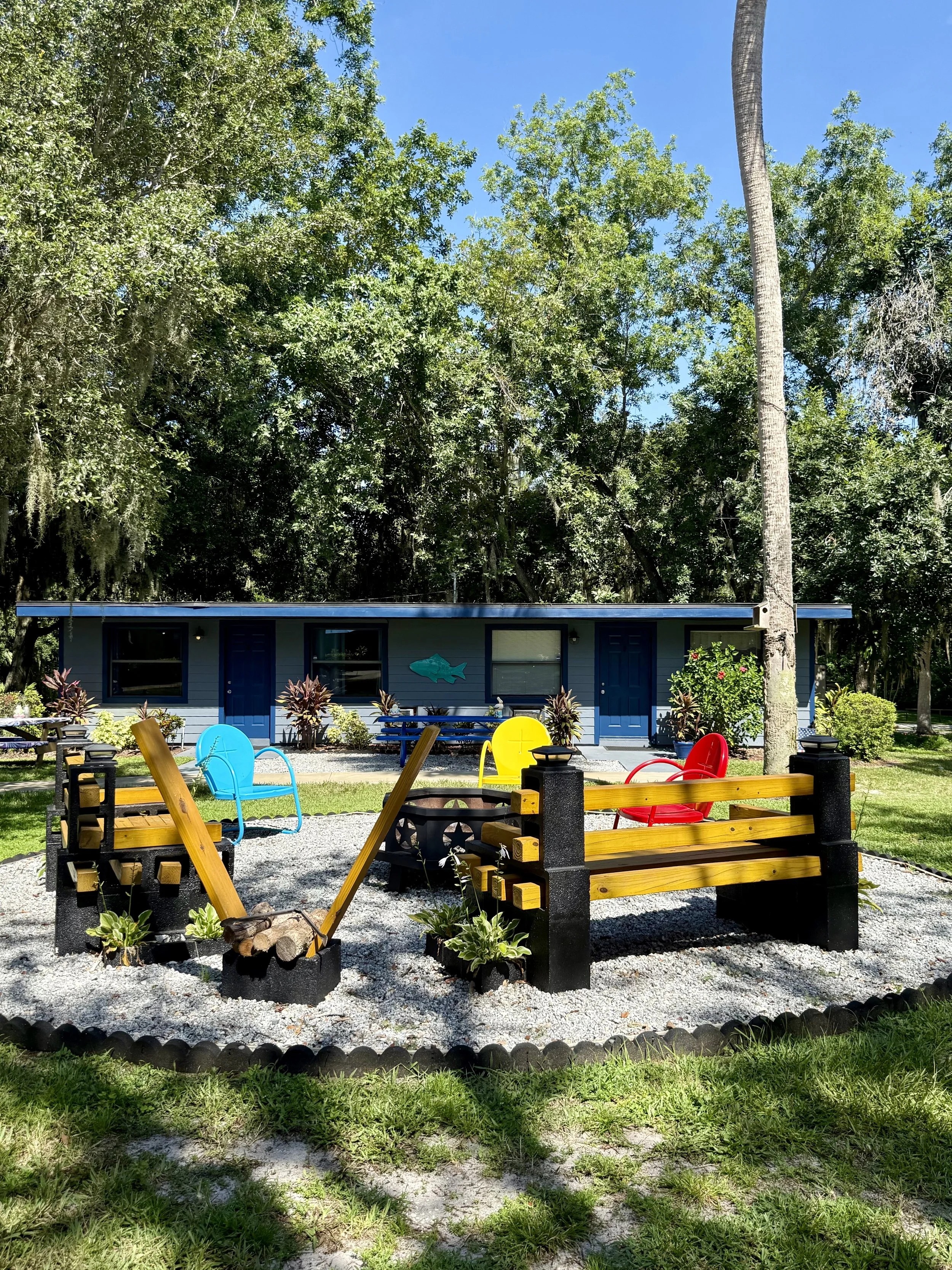 Fire Pit at Oak Hammock Resort
