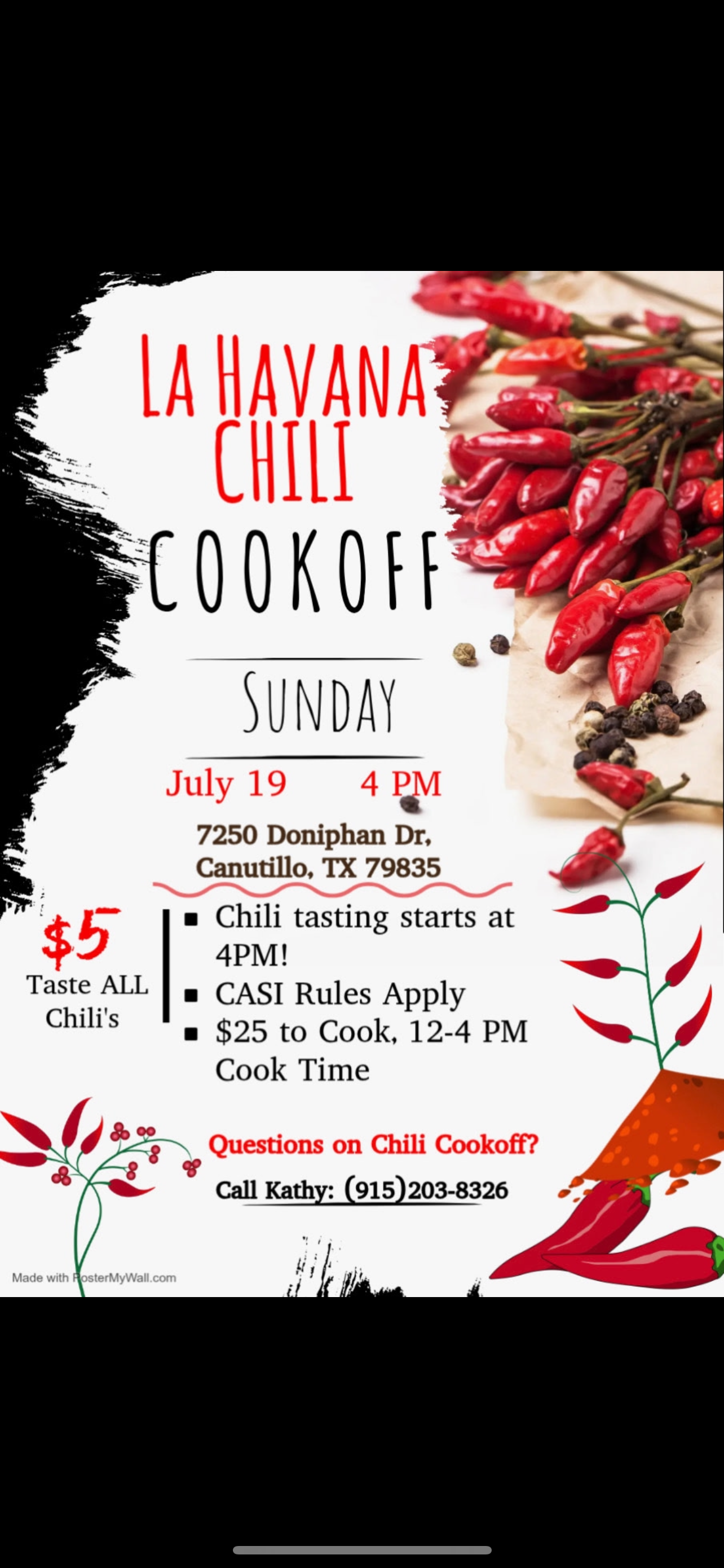 CHILI COOK OFF 