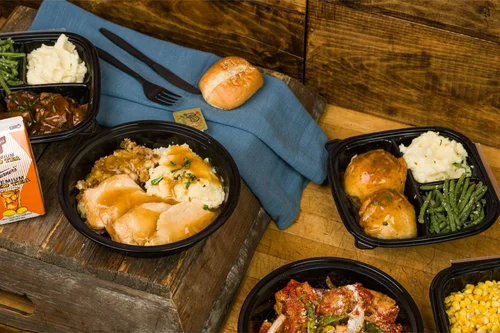 Goose Express homestyle meals ready for pickup
