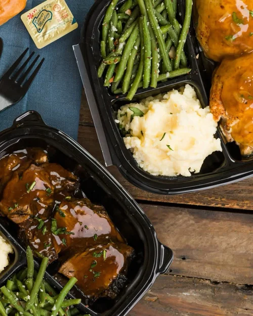 Goose Express daily special, hot and ready