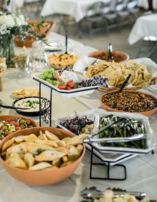 Assortment of appetizer catering options for an event in Pittsburgh