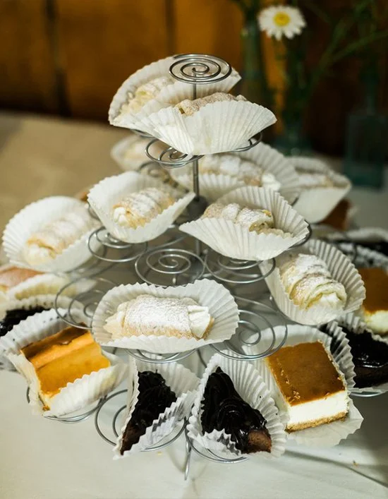 Dessert table at a wedding in Pittsburgh