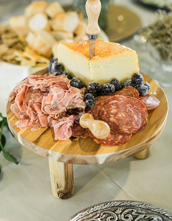 Unique appetizer grazing table display for a Pittsburgh event that needed catered