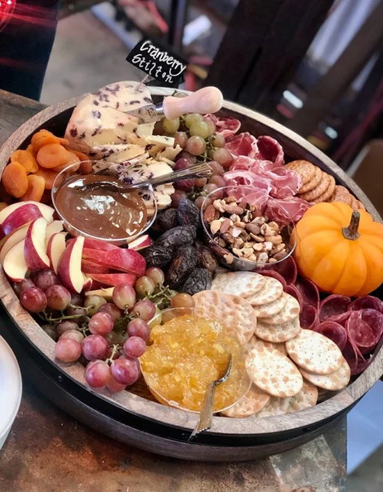 Charcuterie setup for a private catered corporate event in Pittsburgh