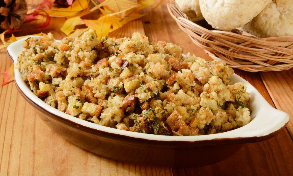 Stuffing for Thanksgiving catering meals, Pittsburgh, PA