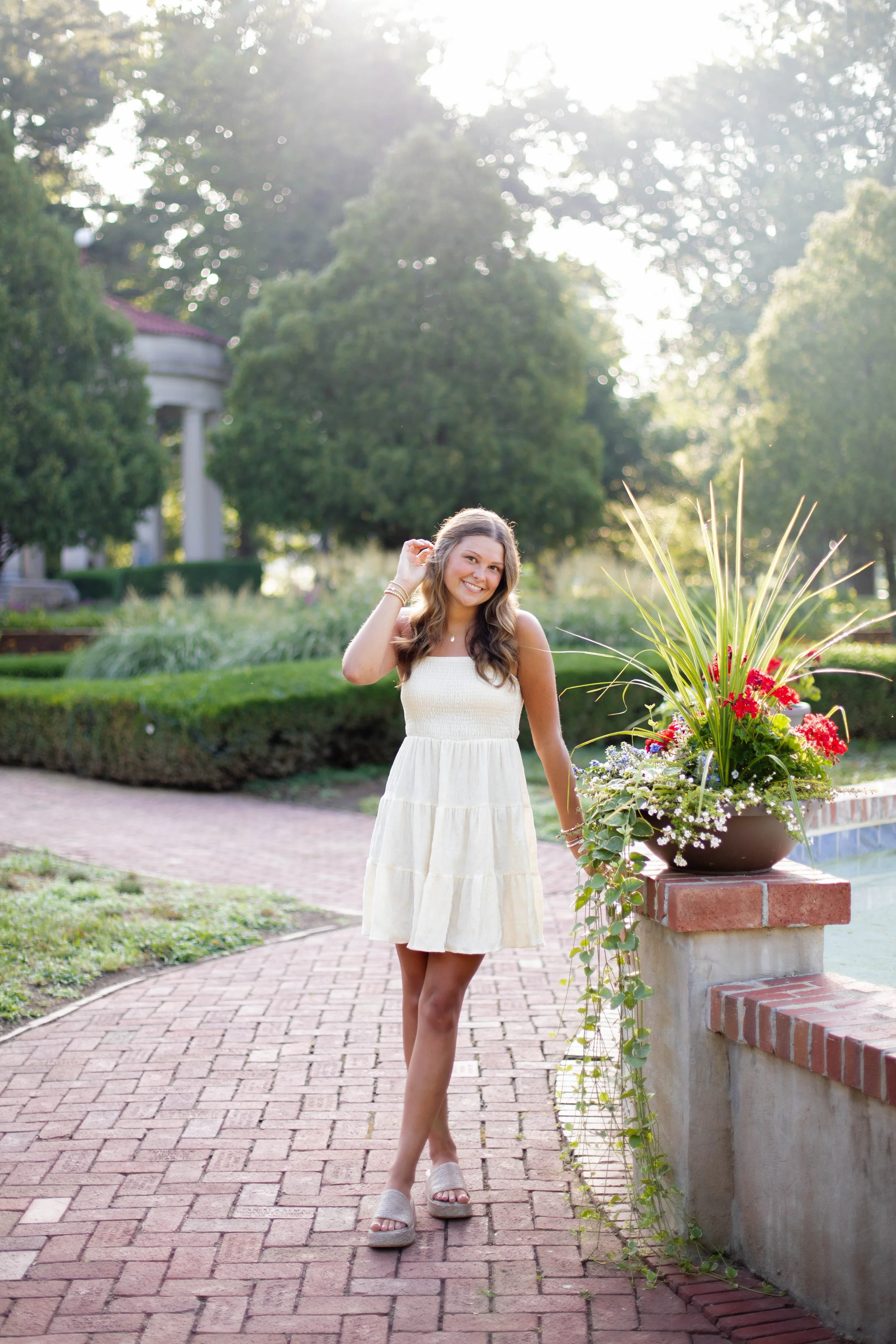 Holly's Senior Photos at West Baden Springs Hotel