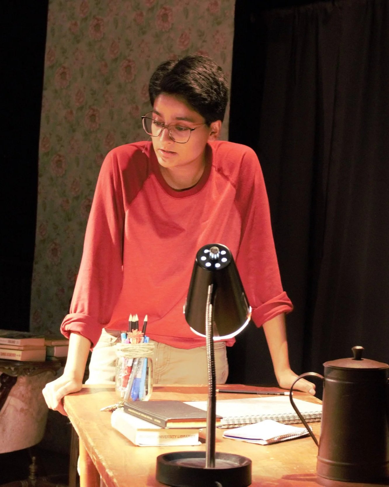 Madhu Murali Narrating in the Musical Fun Home