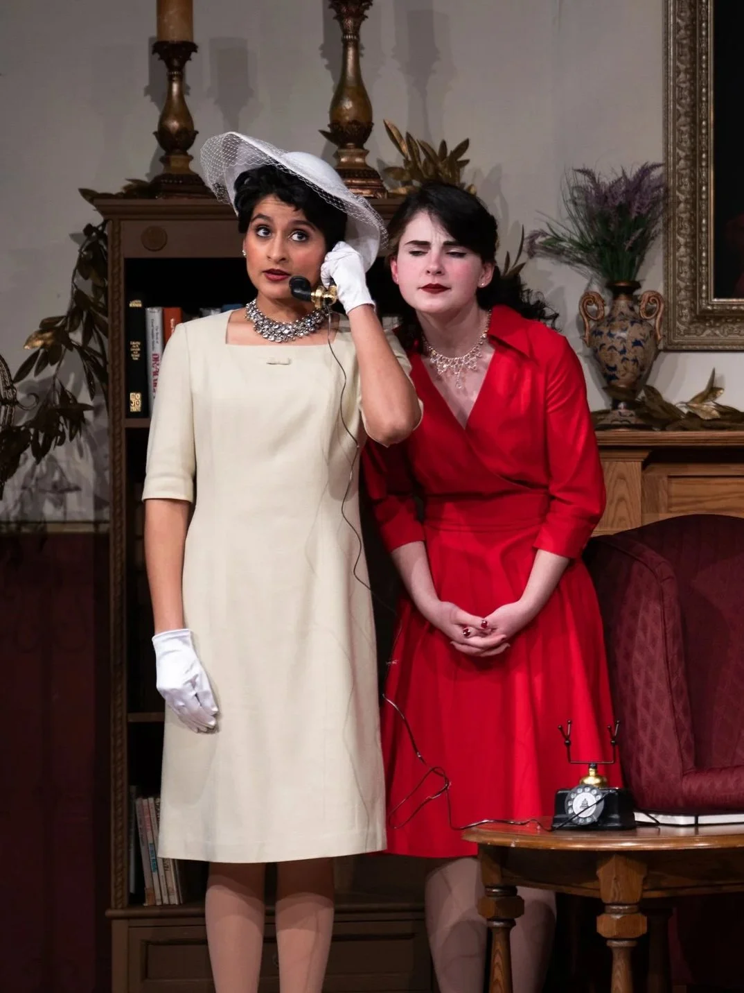 Madhu Murali Acting a Phone Call in the Play Harvey