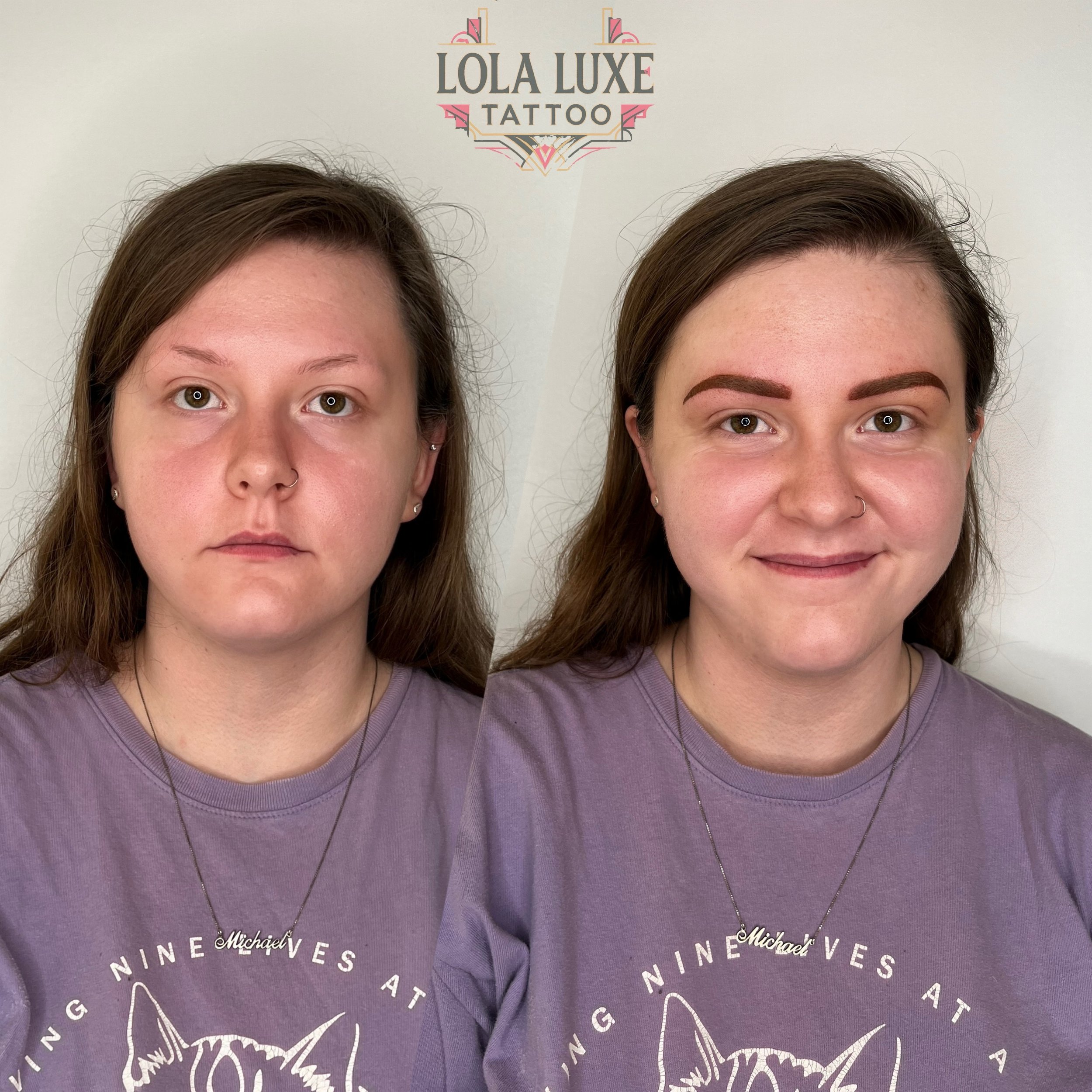 Before/After Powder Brow