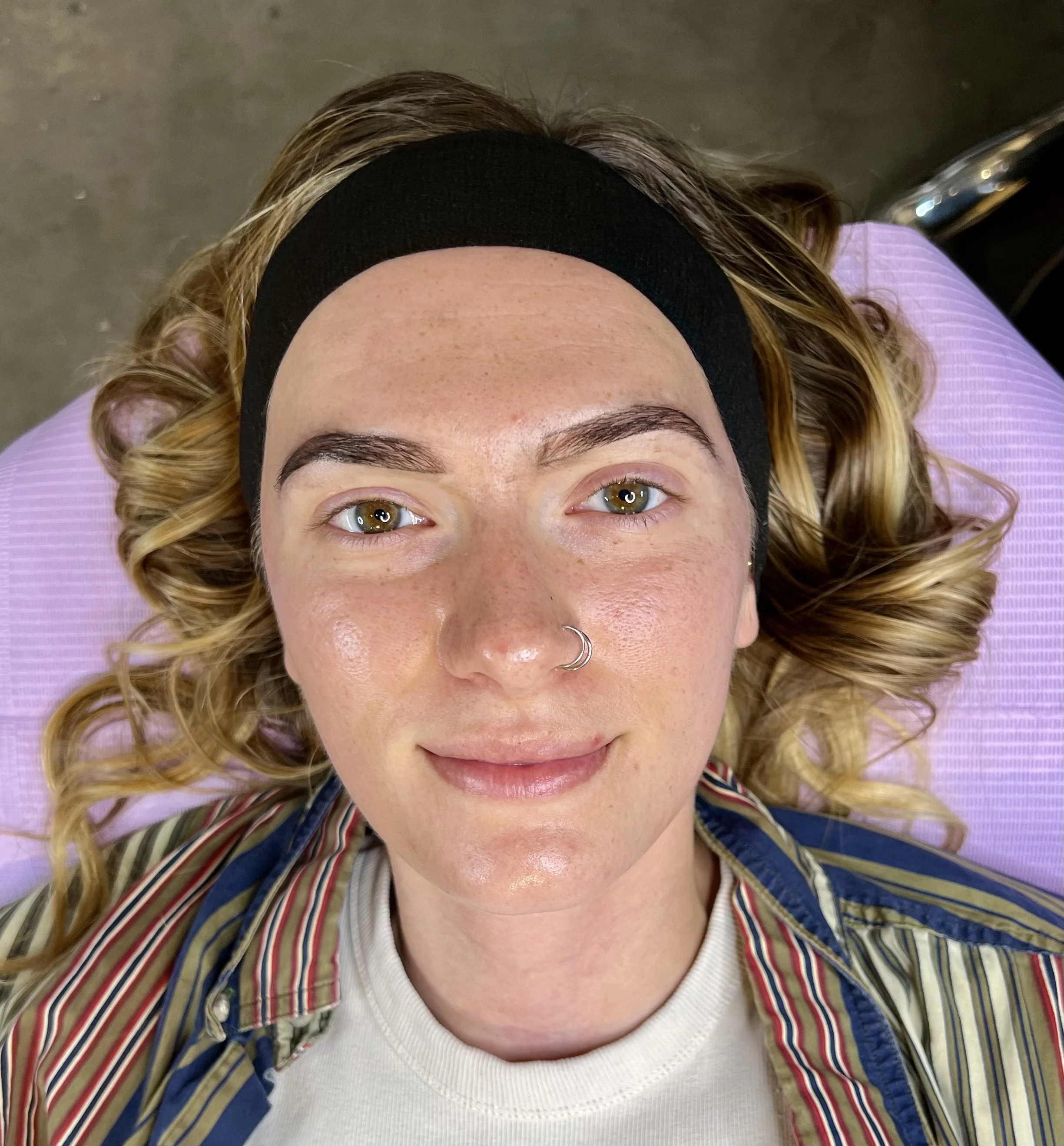 Before (with shape mapped out)