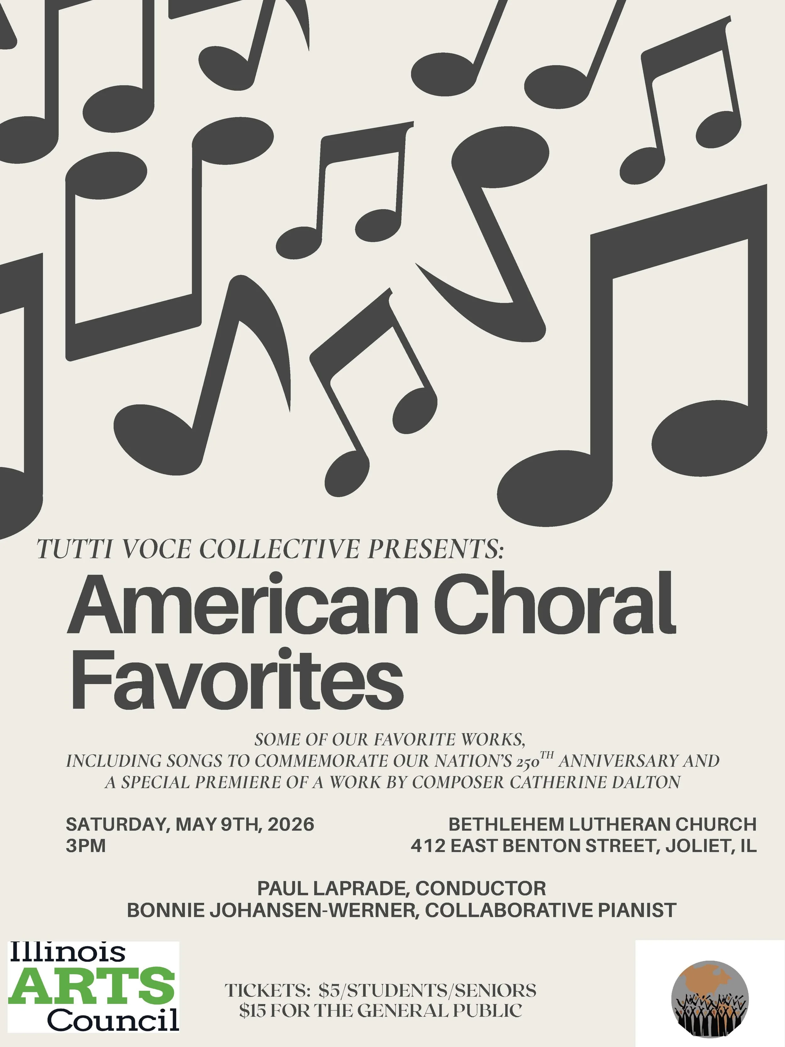 Adult Ticket ~ American Choral Favorites - TVC Spring Concert 2026