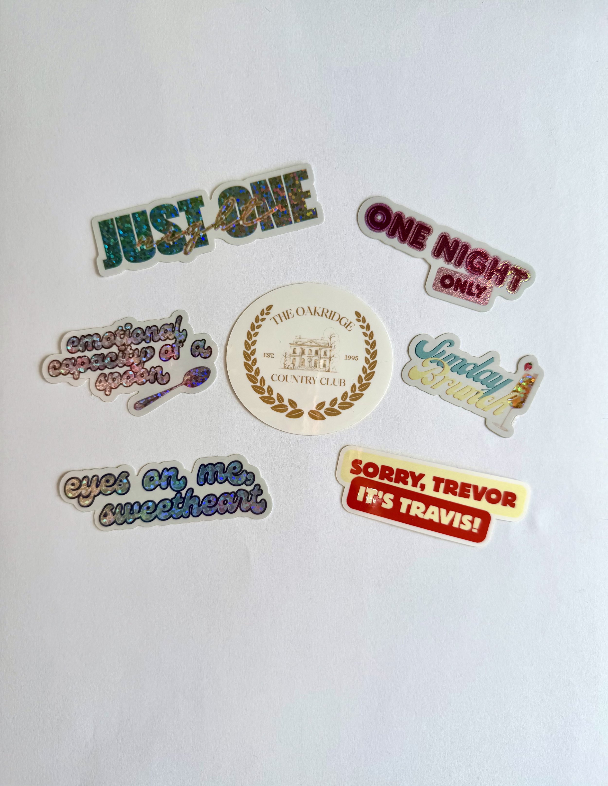 Just One Night Sticker Pack