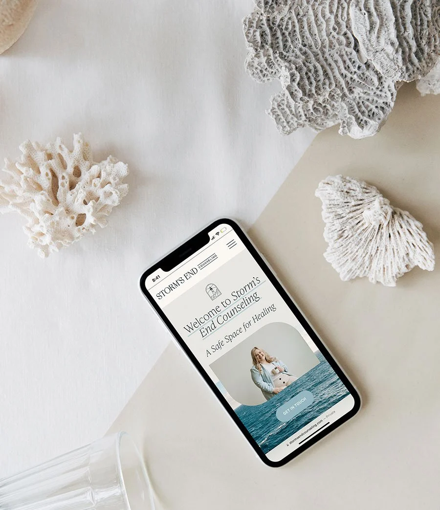 Storm's End Counseling mobile website