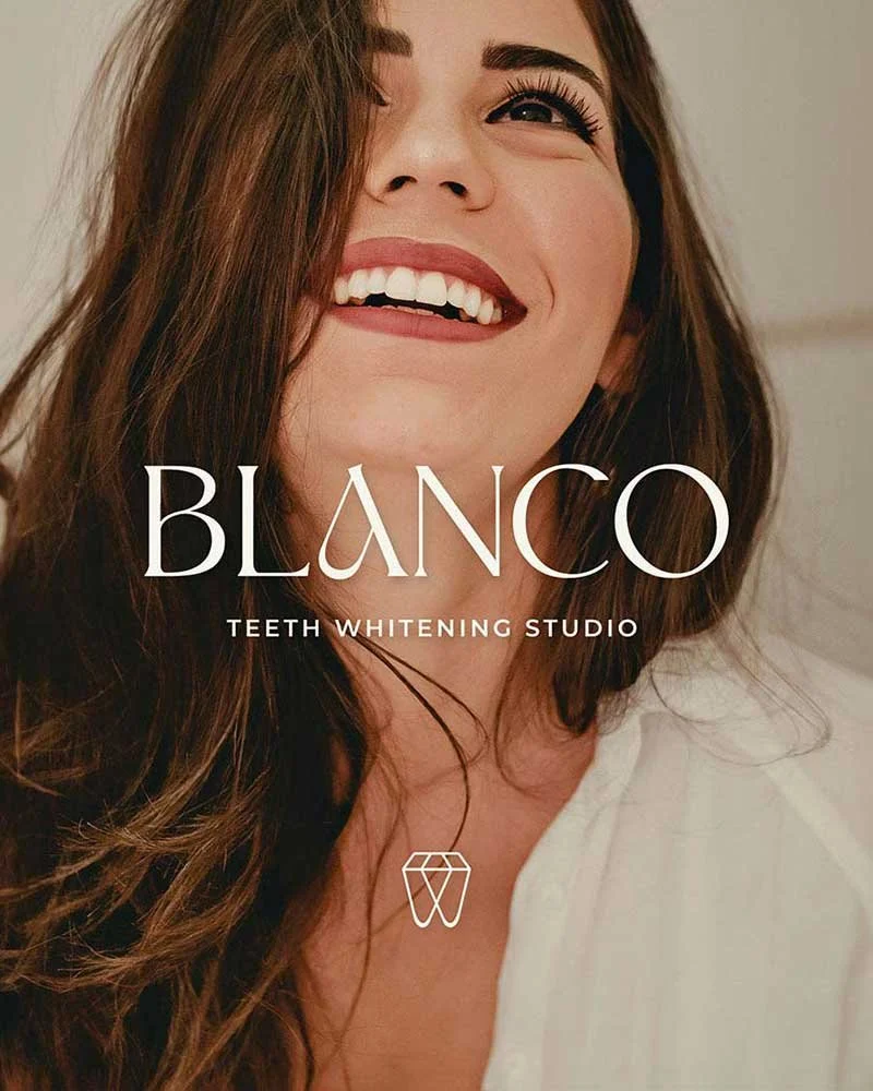 Blanco Teeth Whitening Studio Branding