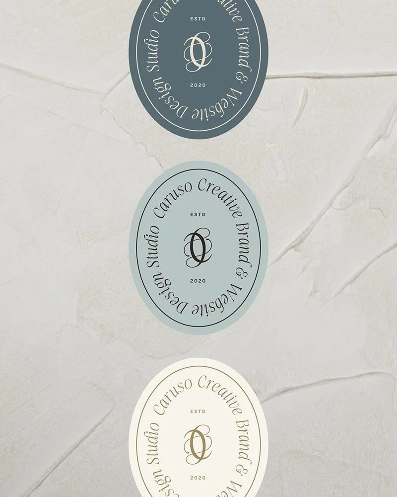 Creative Studio Oval Logo Designs