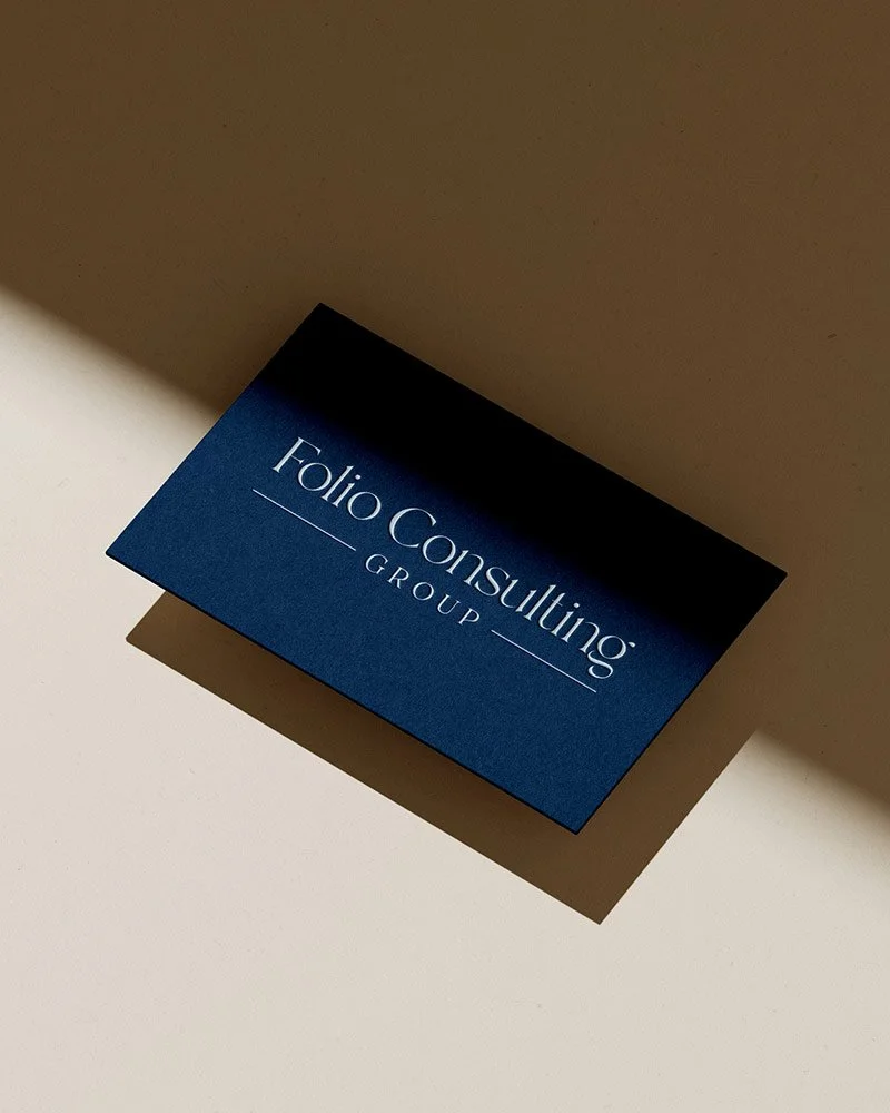 Business Consultant Branding Business Card Design
