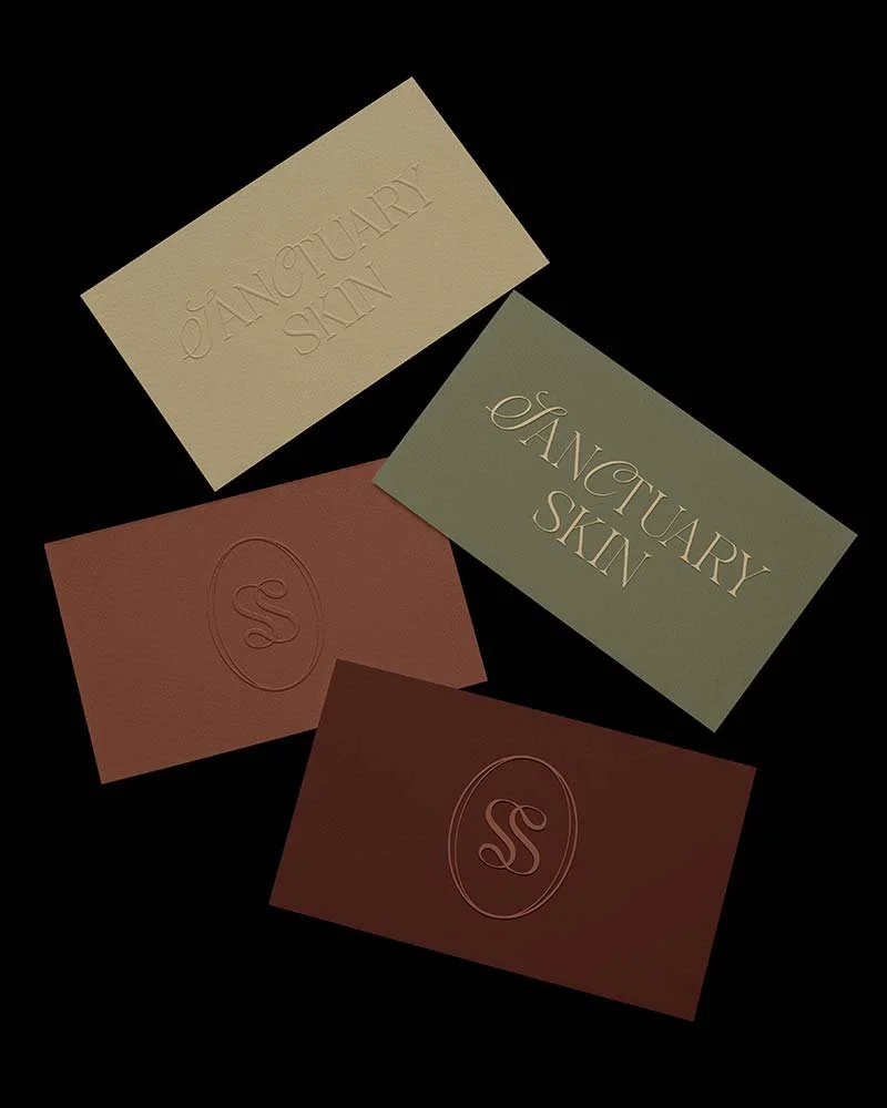 Luxurious Logo Design and Rich Brand Color Palette