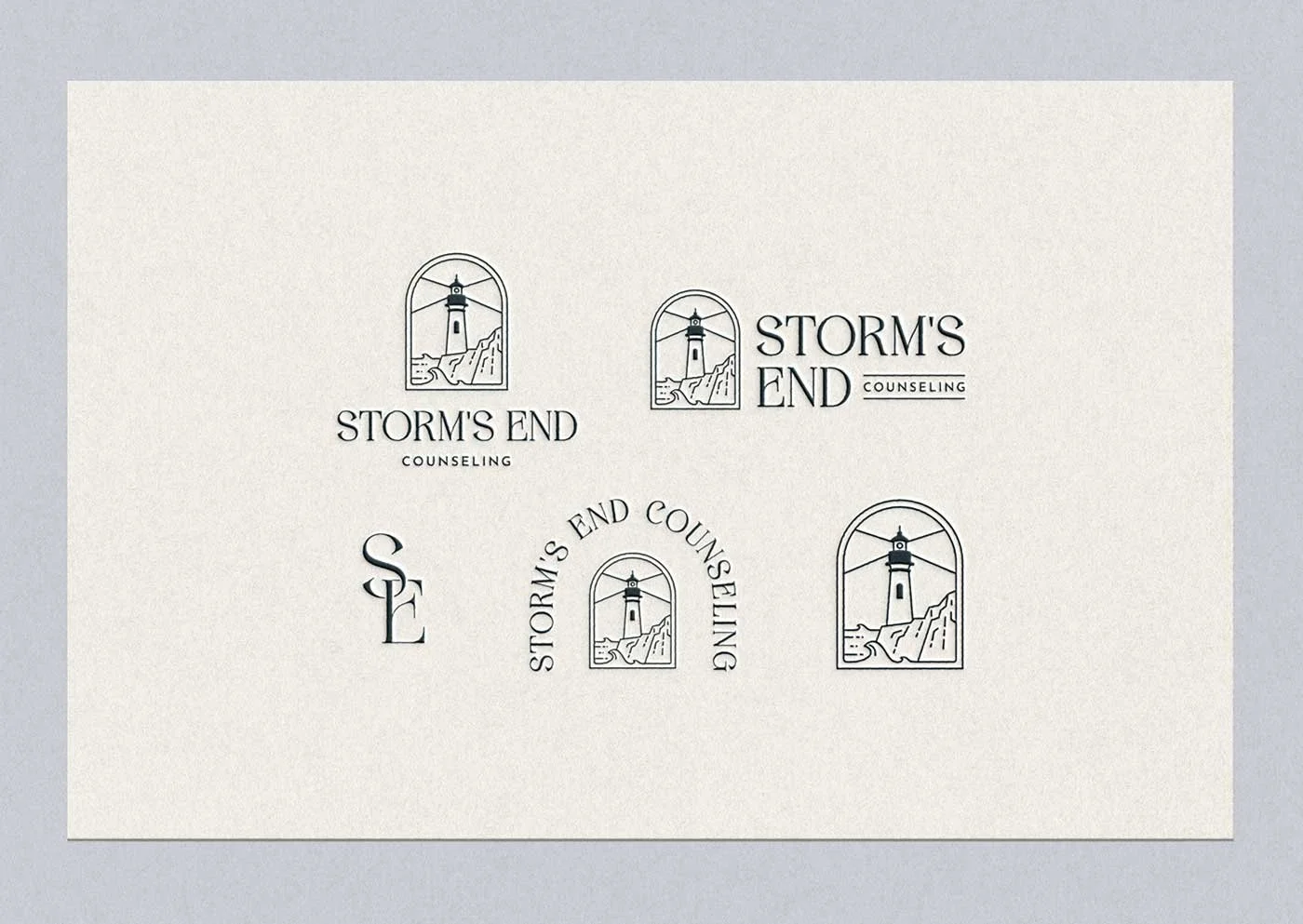 Storm's End Counseling Therapy Branding by Everwest Design Studio in Bend, Oregon