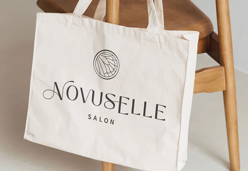 NovusElle Salon branded totebag