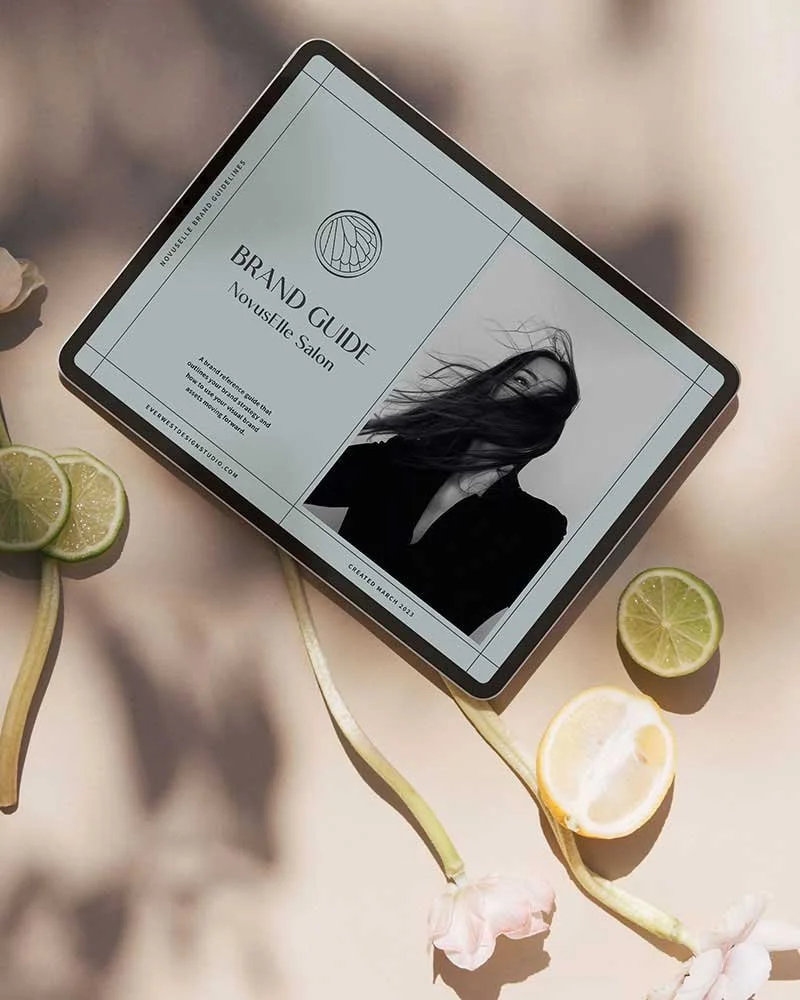 Brand Guide for NovusElle Salon in Bend Oregon