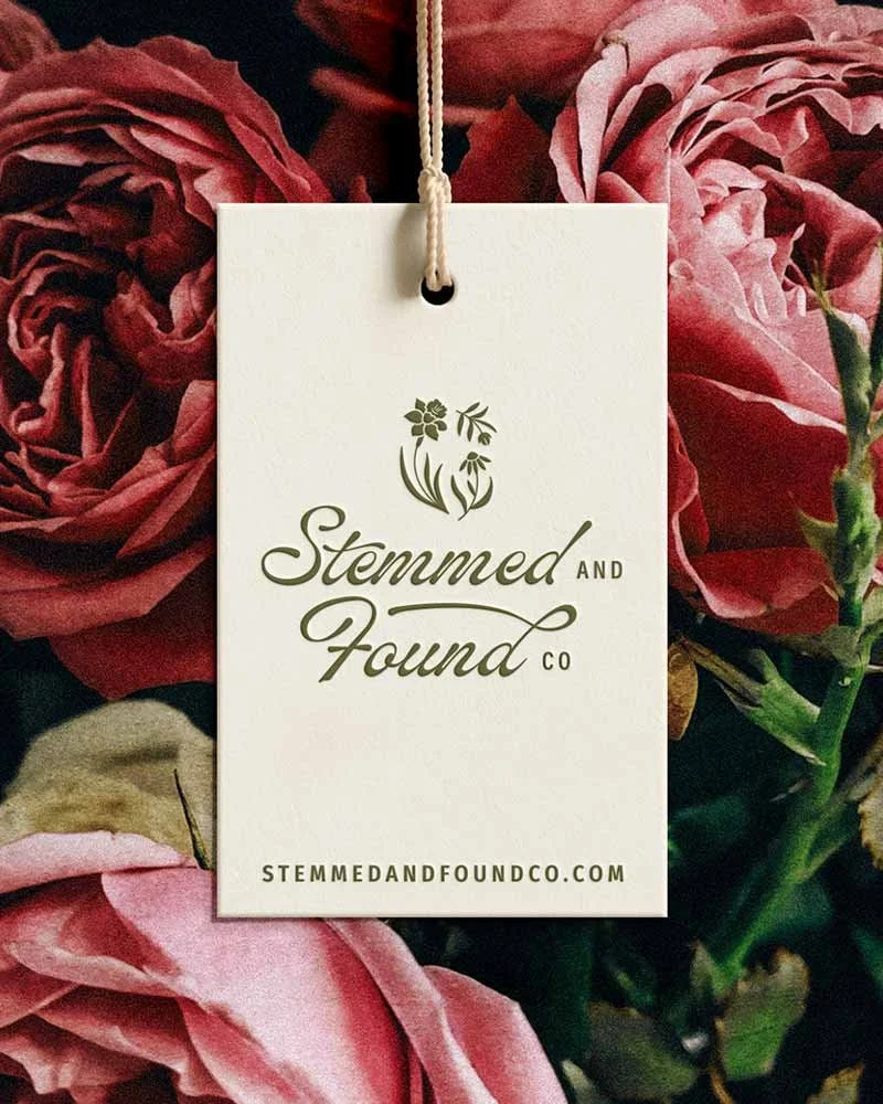 Stemmed and Found Co Branding & Website