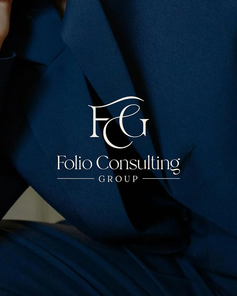 Business Consultant Branding Sophisticated Monogram Logo