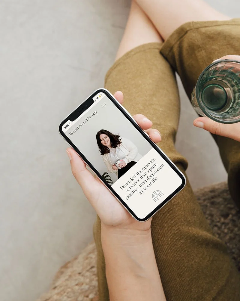 Health and Wellness Therapist Mobile Website Design in Oregon