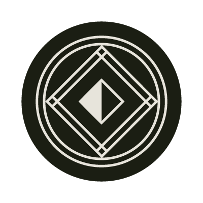 Everwest Dark Emblem Logo