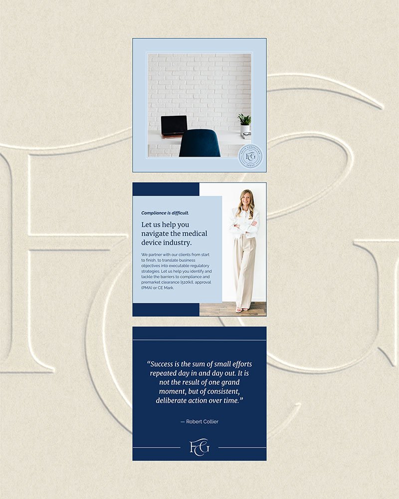 Business Consultant Branding Social Media Design Templates