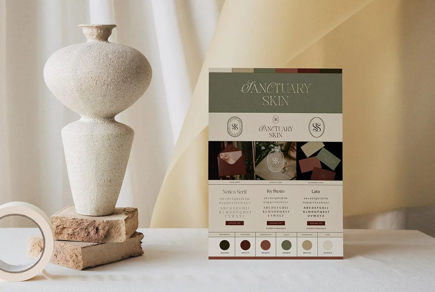 Brand Style Sheet for Sanctuary Skin Aesthetics and Wellness