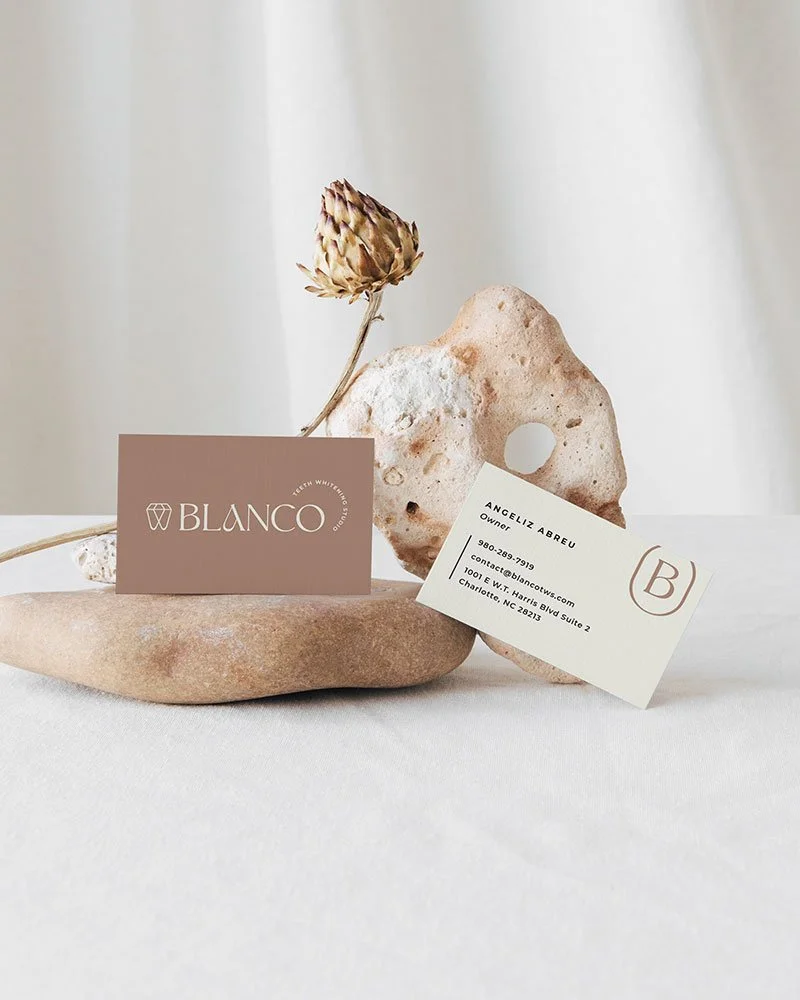 Cosmetic Dental Branding Business Card Design