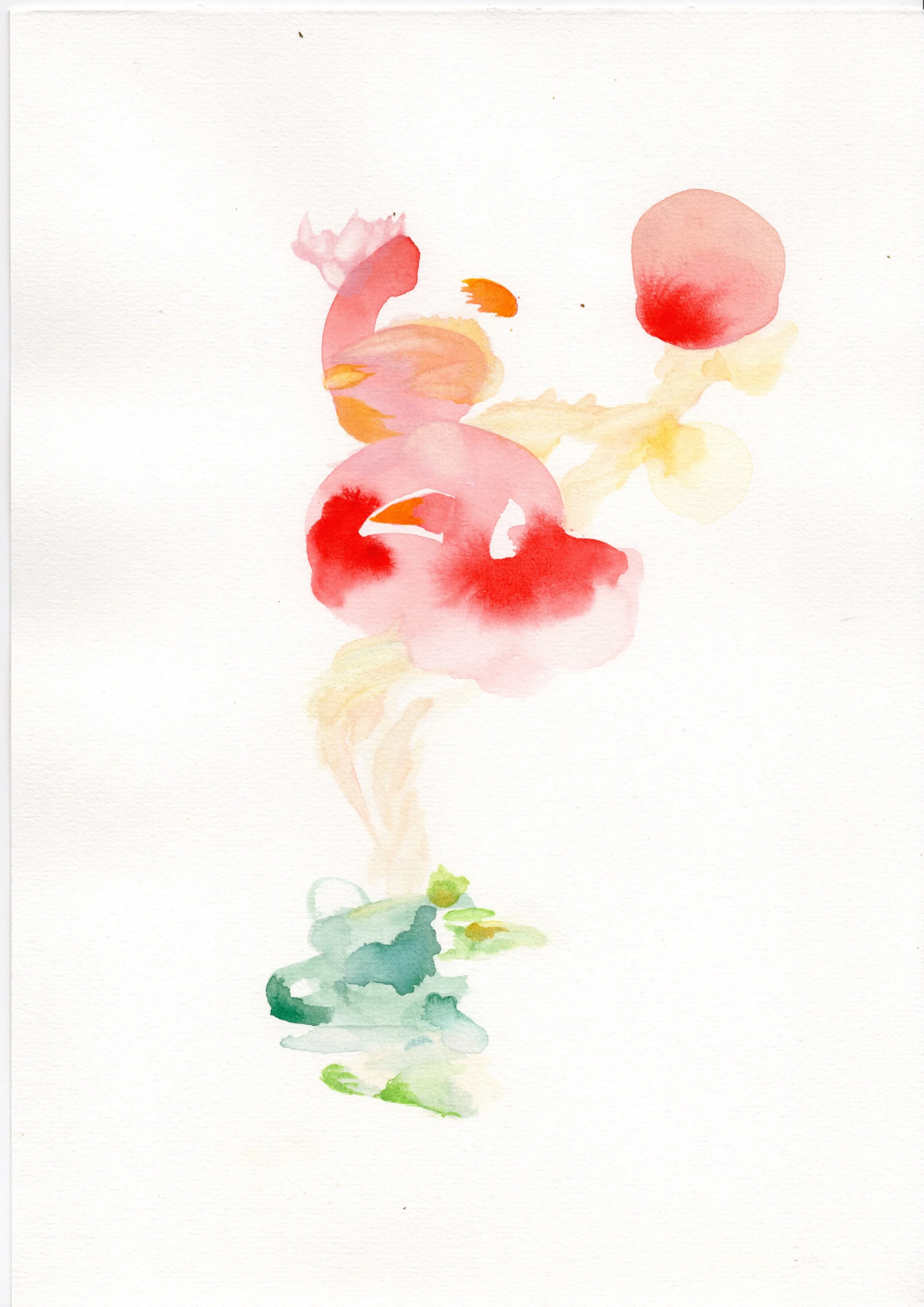 Tata’s fave  Watercolor, Ink, Gouache on paper 